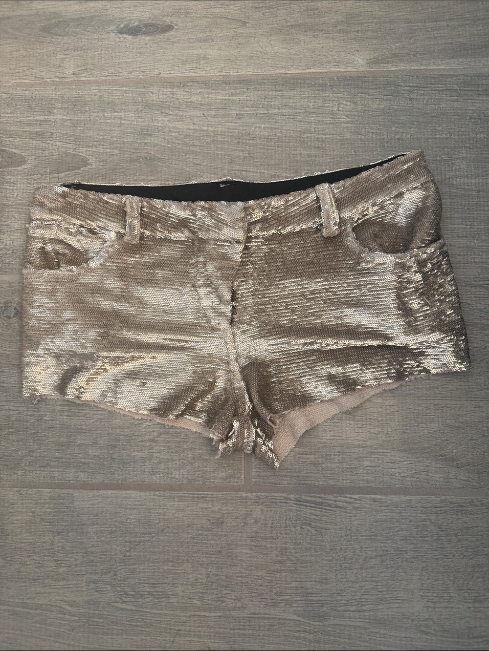 IRO Metallic Sequin Shorts - Gold Sequins 🔥🔥🔥US size 4 - Picture 2 of 13